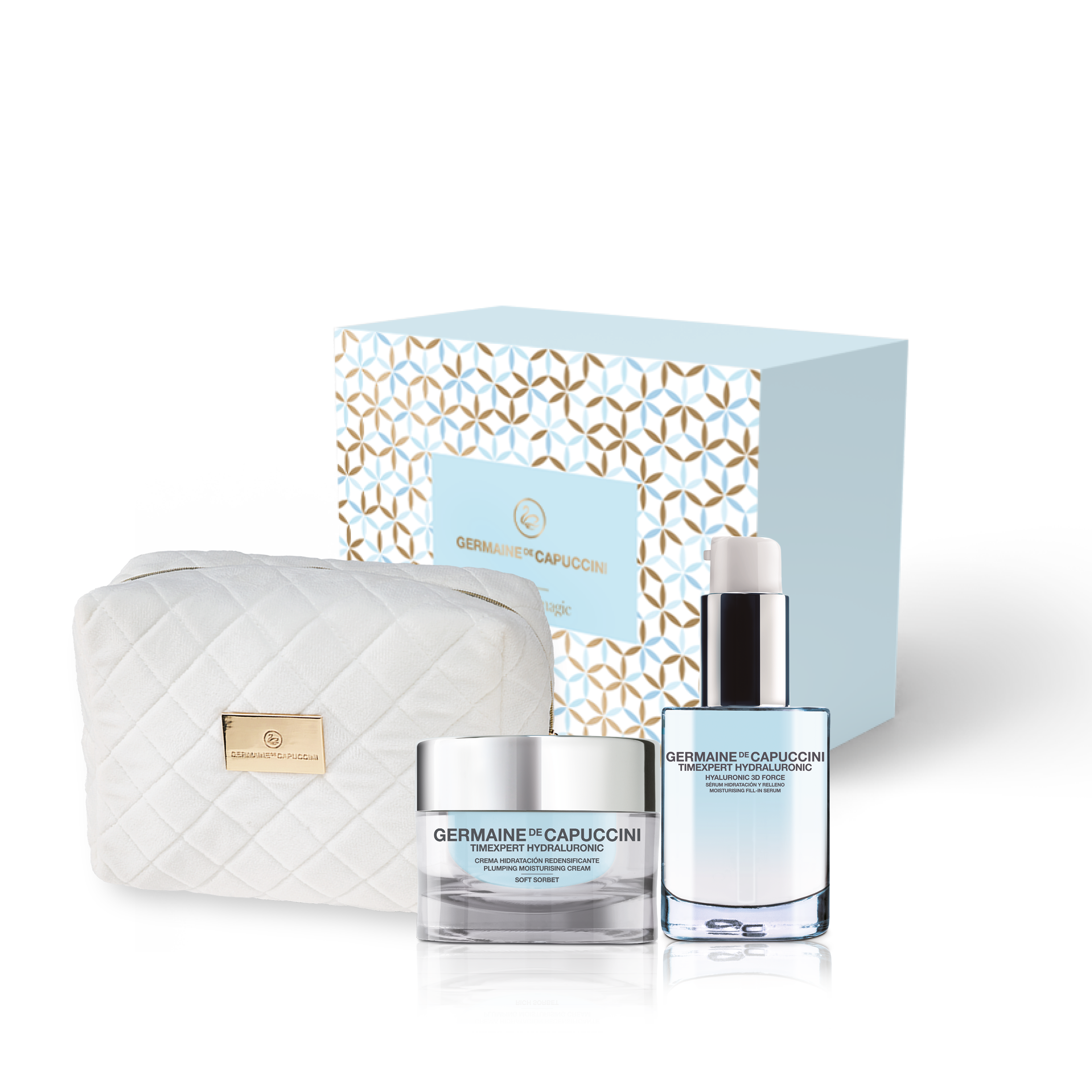 <strong>Цей набір знято з виробництва!</strong><br> Набір GOLDEN HOURS (Крем TIMEXPERT HYDRALURONIC  SOFT  50мл, 350002+ TIMEXPERT HYDRALURONIC Сироватка  HYALURONIC 3D FORCE 30мл, 350000).  350020